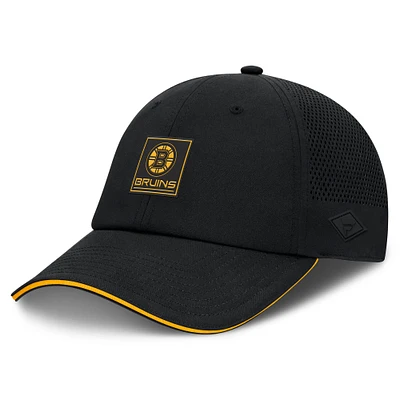 Casquette ajustable noire pour homme Fanatics Boston Bruins Driver