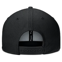 Men's Fanatics Black Boston Bruins Fundamental Gino Stack Snapback Hat