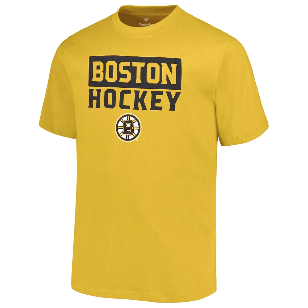 Ensemble de 2 t-shirts Fanatics Boston Bruins Big & Tall pour hommes