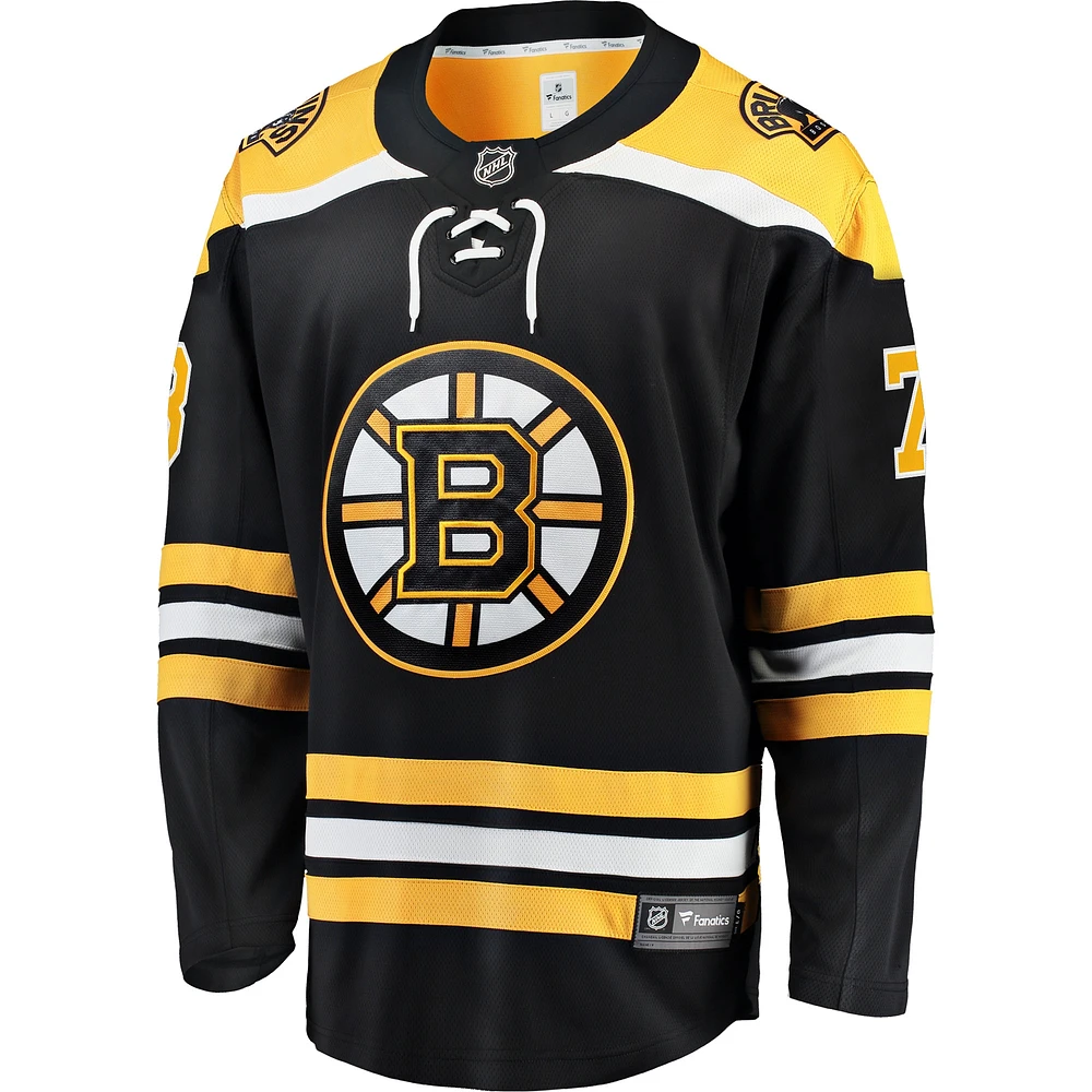 Men's Fanatics Charlie McAvoy Black Boston Bruins Breakaway - Player Jersey