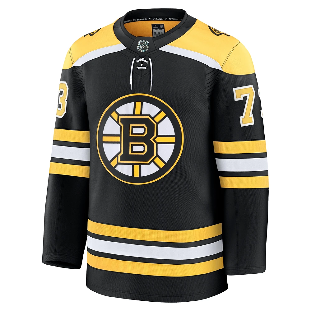 Men's Fanatics Charlie McAvoy Black Boston Bruins Home Premium Jersey
