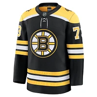 Men's Fanatics Charlie McAvoy Black Boston Bruins Home Premium Jersey