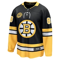 Men's Fanatics David Pastrnak Black Boston Bruins 100th Anniversary Premier Breakaway Player Jersey