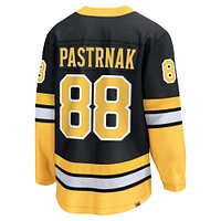 Men's Fanatics David Pastrnak Black Boston Bruins 100th Anniversary Premier Breakaway Player Jersey