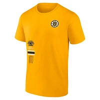Men's Fanatics Gold Boston Bruins Represent T-Shirt
