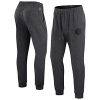 Men's Fanatics Heather Charcoal Boston Bruins Authentic Pro Road Jogger Sweatpants