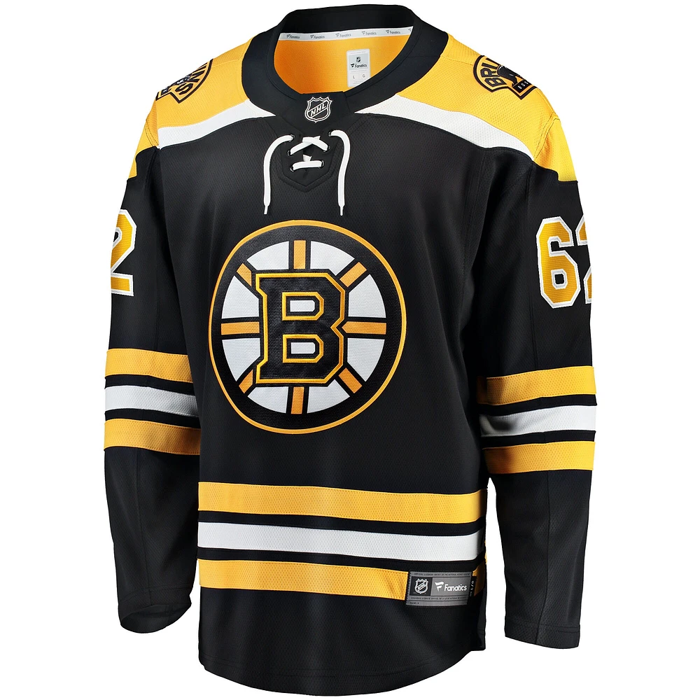 Men's Fanatics Oskar Steen Black Boston Bruins Home Breakaway Player Jersey