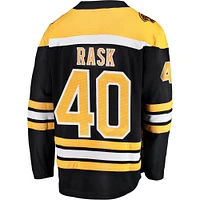 Men's Fanatics Tuukka Rask Black Boston Bruins Breakaway Home Jersey