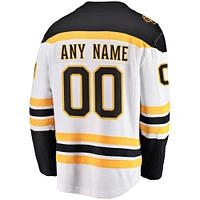 Men's Fanatics White Boston Bruins Breakaway - Custom Jersey