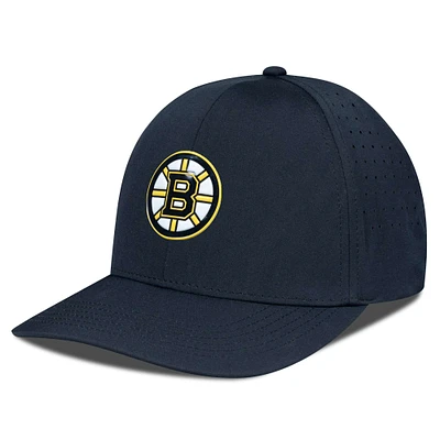 Men's Levelwear Black Boston Bruins Zeta Insignia Core Flex Hat