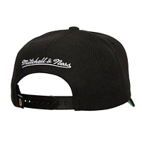 Men's Mitchell & Ness Black Boston Bruins Soul Strike Neon Logo Pro Crown Adjustable Hat