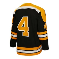 Men's Mitchell & Ness Bobby Orr Black Boston Bruins  1971 Blue Line Player Jersey