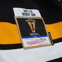 Men's Mitchell & Ness Bobby Orr Black Boston Bruins  1971 Blue Line Player Jersey