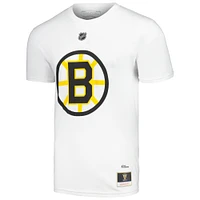 Men's Mitchell & Ness Willie O'Ree White Boston Bruins  Name Number T-Shirt