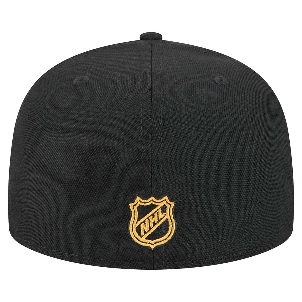 Men's New Era Black Boston Bruins Core 59FIFTY Fitted Hat