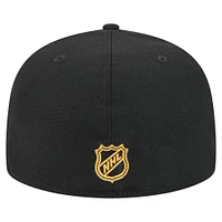 Men's New Era Black Boston Bruins Core 59FIFTY Fitted Hat