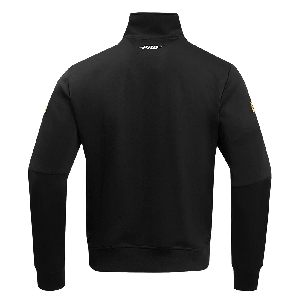 Men's Pro Standard Black Boston Bruins Classic Chenille Full-Zip Track Jacket