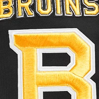 Men's Pro Standard Black Boston Bruins Classic Chenille Full-Zip Track Jacket