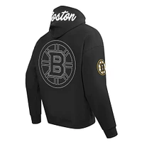 Men's Pro Standard  Black Boston Bruins Paint the City Pullover Hoodie