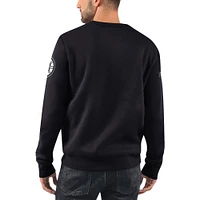 Men's Starter x NHL Black Ice Boston Bruins Cross Check Pullover Sweatshirt