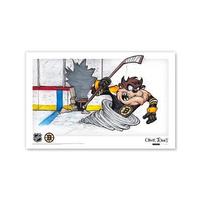 Diable de Tasmanie Boston Bruins Looney Tunes 11"x 17" affiche imprimée