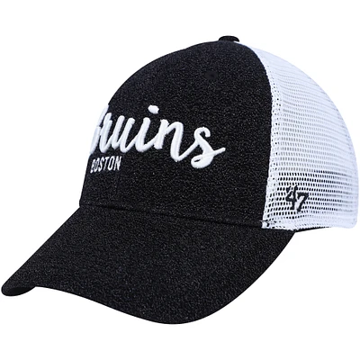 Casquette Snapback Boston Bruins Encore MVP '47 noire/blanche pour femme