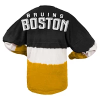 Women's Fanatics Black/Gold Boston Bruins Ombre Long Sleeve T-Shirt