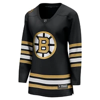 Women's Fanatics Black Boston Bruins 100th Anniversary Premier Breakaway Jersey