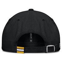 Women's Fanatics Black Boston Bruins Authentic Pro Rink Adjustable Hat