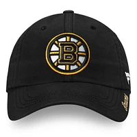 Women's Fanatics Black Boston Bruins Core Primary Logo Adjustable Hat
