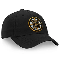 Women's Fanatics Black Boston Bruins Core Primary Logo Adjustable Hat