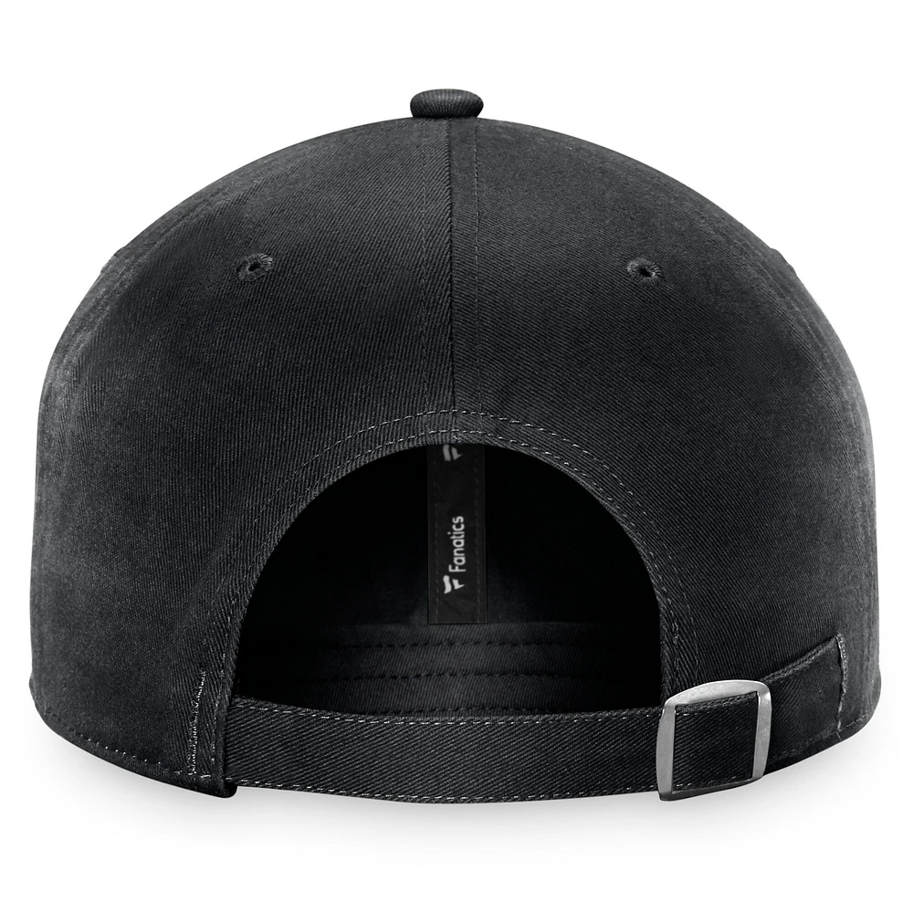Women's Fanatics Black Boston Bruins Core Primary Logo Adjustable Hat