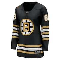 Women's Fanatics David Pastrnak Black Boston Bruins 100th Anniversary Premier Breakaway Player Jersey