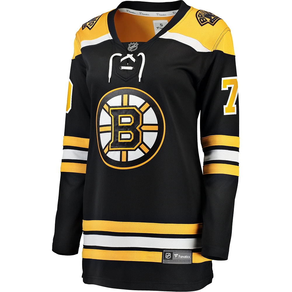 Women's Fanatics Jesper Boqvist Black Boston Bruins Home Breakaway Player Jersey