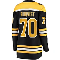 Women's Fanatics Jesper Boqvist Black Boston Bruins Home Breakaway Player Jersey