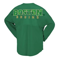 T-shirt en jersey Fanatics Kelly Green Boston Bruins St. Patrick's Day Spirit pour femmes