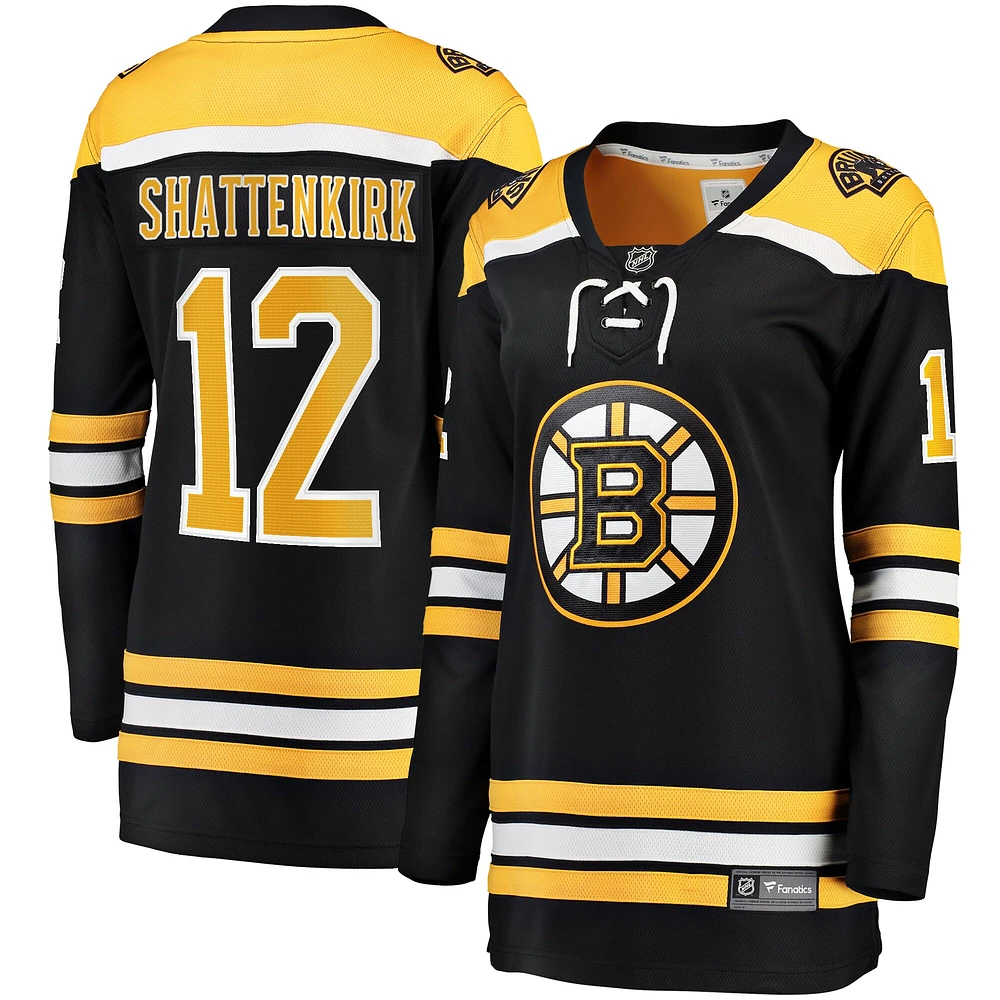 Fanatics pour femmes Kevin Shattenkirk Noir Bruins de Boston Maillot joueur échappé à domicile