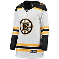 Women's Fanatics White Boston Bruins Away Breakaway Jersey