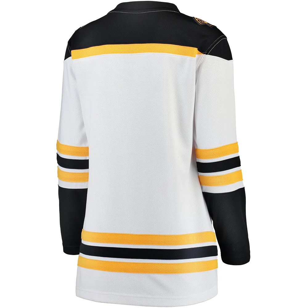 Women's Fanatics White Boston Bruins Away Breakaway Jersey
