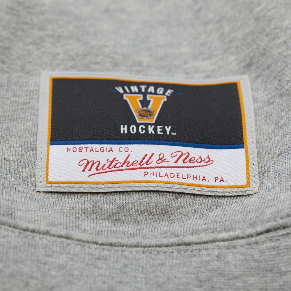 V100492 Bruins NHL Mitchell & Ness SP25 T-shirt léger à col ras du cou pour femme SWTLADCRW FC10147-BBNGYHT