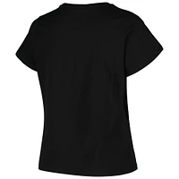 Women's Profile Black Boston Bruins Plus Arch Over Logo T-Shirt