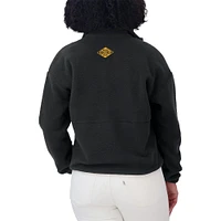Women's WEAR by Erin Andrews  Black Boston Bruins Polar Fleece Half-Zip Jacket