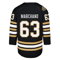 Youth Brad Marchand Black Boston Bruins 100th Anniversary Premier Player Jersey