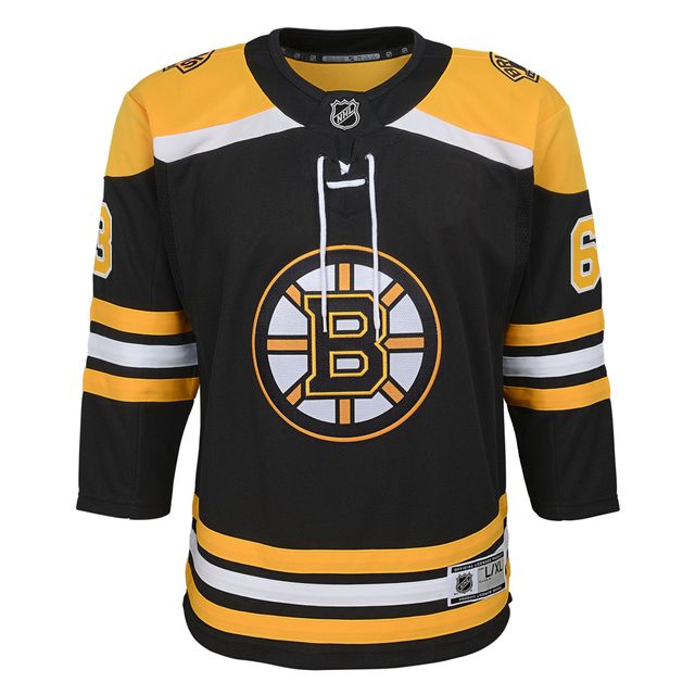 Maillot de joueur première qualité à domicile des Bruins Boston, Brad Marchand, noir, pour jeunes