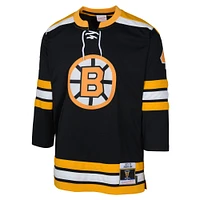 Youth Mitchell & Ness Bobby Orr Black Boston Bruins 1971 Blue Line Retired Player Jersey