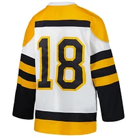 Youth Mitchell & Ness Willie O'Ree White Boston Bruins 1958 Blue Line Player Jersey