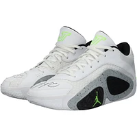 Jayson Tatum Boston Celtics Autographed Game-Used White Jordan Brand Shoes vs. Miami Heat on April 24, 2024