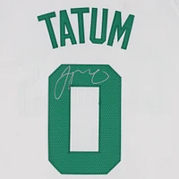 Jayson Tatum Boston Celtics Autographed Nike White Association Edition Authentic Jersey with a Sponsor Patch 