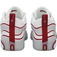 Jayson Tatum Boston Celtics Game-Used White/Red Jordan Shoes vs. Toronto Raptors on January 15, 2025