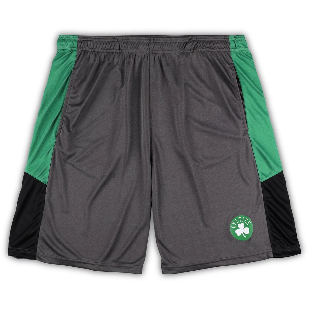 Short Fanatics gris Boston Celtics pour hommes, grandes et
